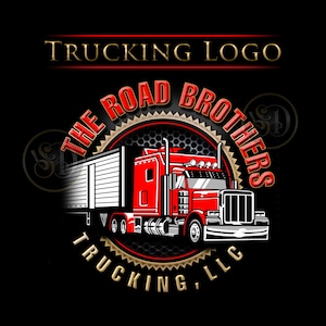 Trucking Logo, Door Decals, Truck Logo, Tractor Logo Design, Semi Truck Logo, Trucking Brand, Truck Door Logo, 18 Wheeler Logo, Door Magnets