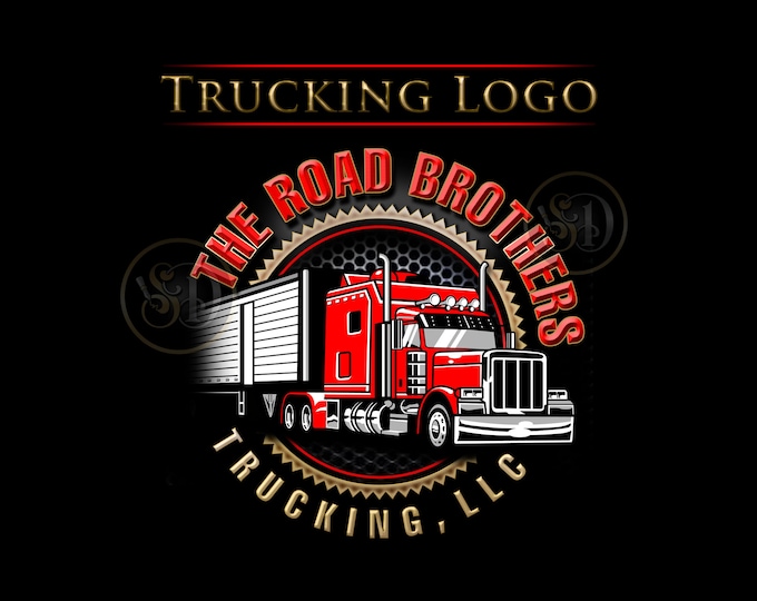 Trucking Logo, Door Decals, Truck Logo, Tractor Logo Design, Semi Truck Logo, Trucking Brand, Truck Door Logo, 18 Wheeler Logo, Door Magnets