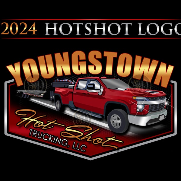 Hotshot Trucking Business Cards Etsy