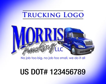 Trucking Logo, Owner Operator Logo, Trucking Design Logo, Semi Truck Logo, Trucking Brand, Truck Door Logo, Box Truck Logo, Business Logo