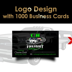 Hotshot Trucking Logo With 3D Lettering, Roadway and American Flag ...