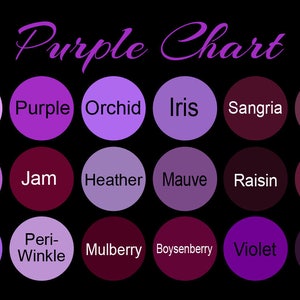 Our color charts, display only, NOT for sale. image 2