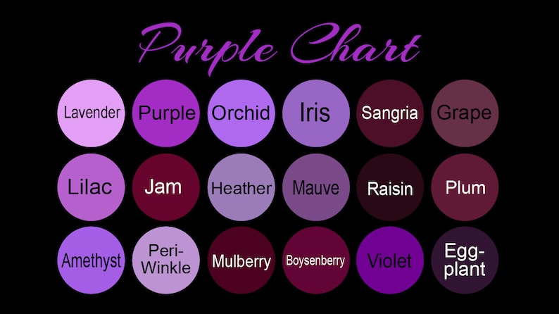 Our color charts, display only, NOT for sale. image 2