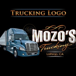 Trucking Logo, Dispatching Logo, Semi Truck Logo, Trucking Brand, Logistics Logo, Truck Door Logo, Trucker Logo Design, Owner Operator Logo