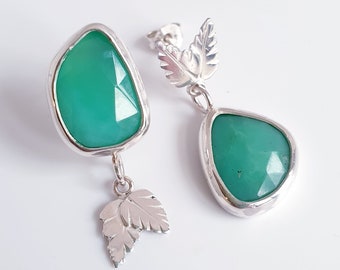 Moonstone 925 silver earrings Sparkle Studs Goldsmith Jewelry Stone Handmade Nature Natural Gemstone Oval Earring