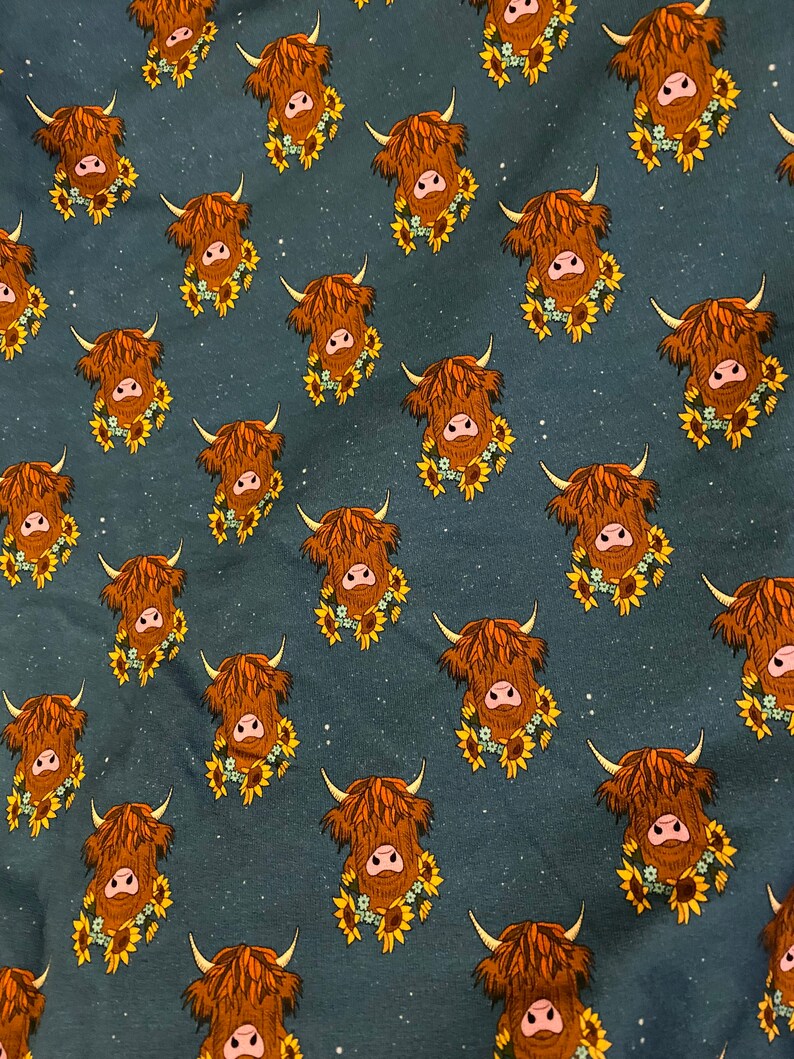 Boys Highland Cow Romper by Three Sisters main image 1