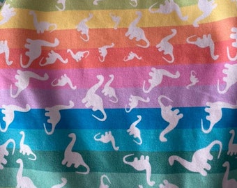 Rainbow dinosaurs harems, sizes 0-10 years, unisex harems, comfy pants,