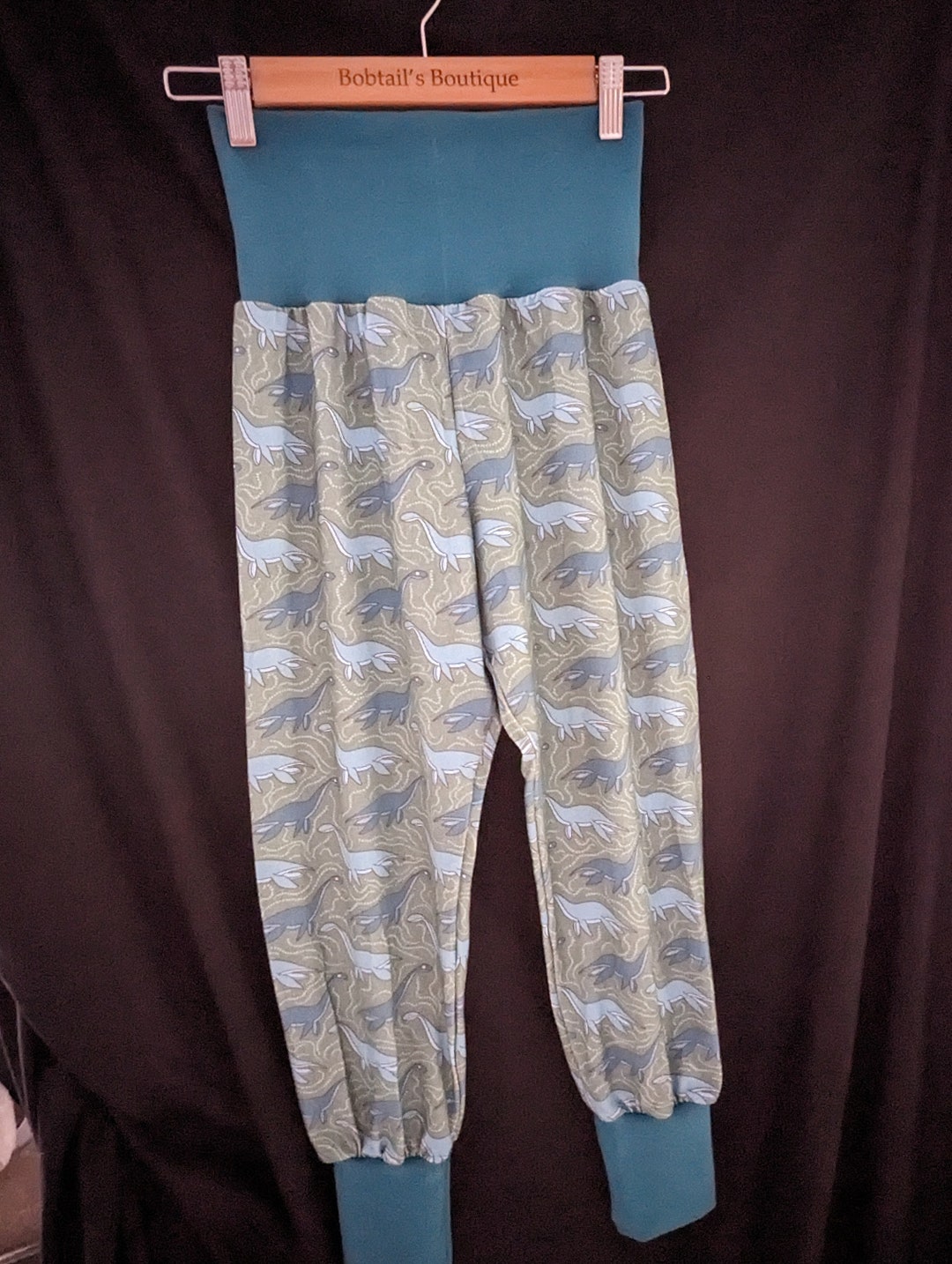 Nessie Trousers - Blue Ocean Art Print
