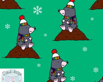 Chris-Mole sweatshirt, mole Christmas jumper, 1st Christmas gift, unisex sweater, cute jumper, new baby gift, winter wardrobe,