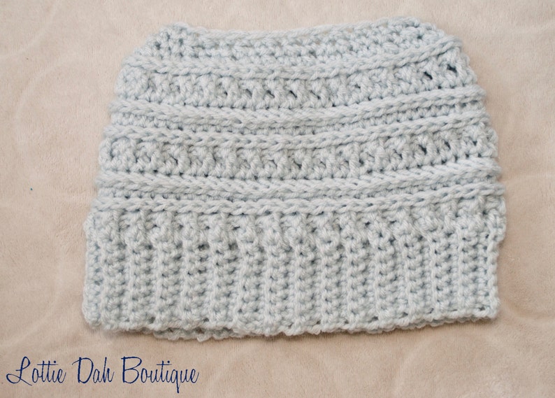 Katniss-inspired Messy BunPonytail Hat