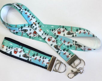 New Handmade Pink Snoopy Rollar Skate Wristlet Key Chain Hand Lanyard Key Fob