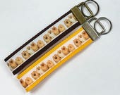 Dogs Pomeranian Ribbon Wristlet KeyFob Lanyard Dog Collar, Luggage Backpack Tag, Teacher Badge Whistle Holder, Souvenir, Vet Lanyard Gift