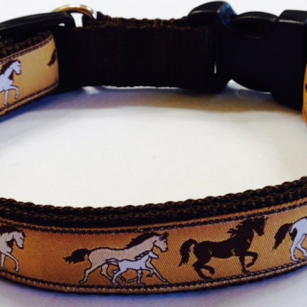 Horse Dog Collar Etsy