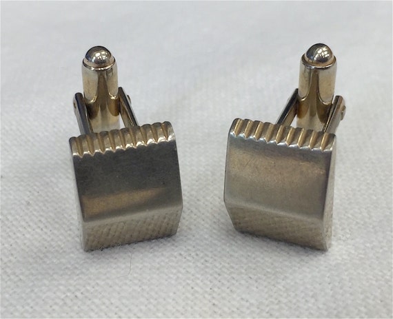 Pyramid Cufflinks - Vintage Triangular Cuff Links… - image 3