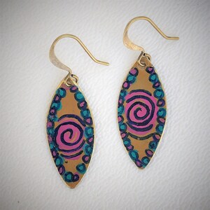 Circle of Life Bronze Earrings