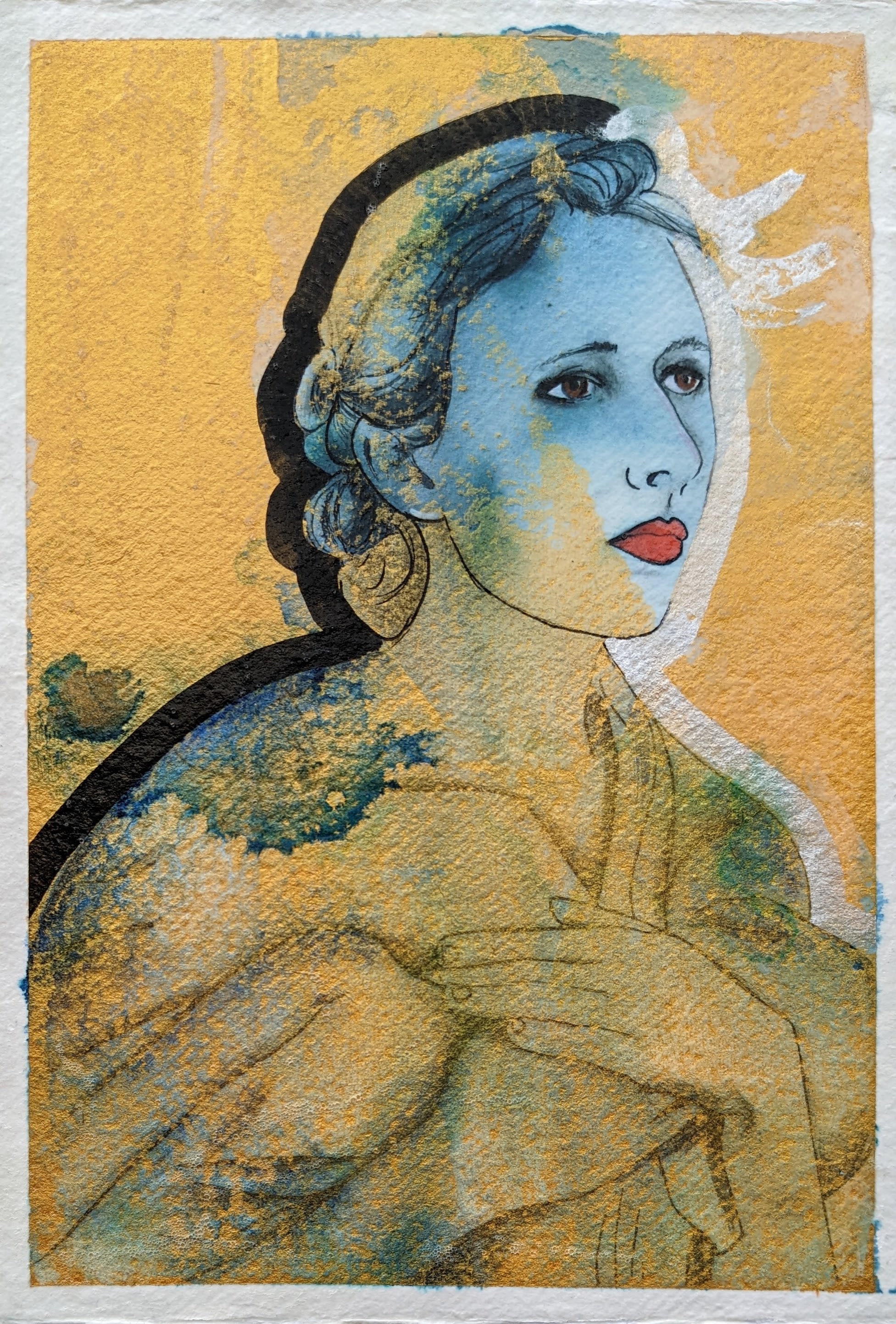 Eos the Greek Goddess of the Dawn an Original Modern Fine - Etsy