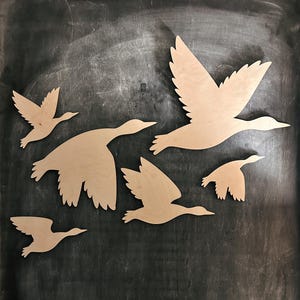 Wooden Mallard Duck Wall Decor - Nursery Wall hanging - Baby Boy Room - Large