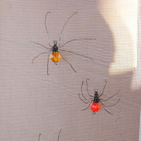 Screen Door Saver- Beaded Spider- Multiple colors & sizes to choose from