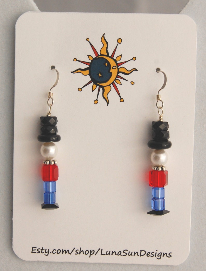 Swarovski Crystal Toy Soldier Earrings Etsy
