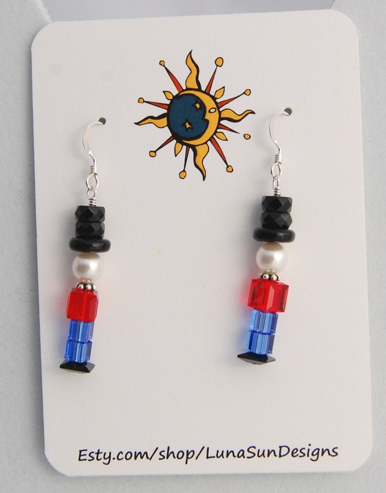 Swarovski Crystal Toy Soldier Earrings Etsy