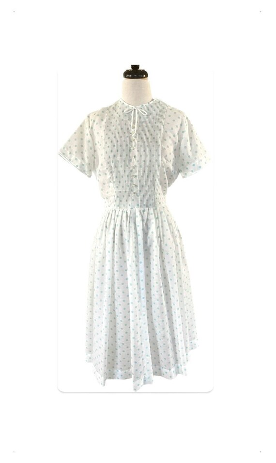 Vintage 1960s HOPE REED Polka Dot Dress