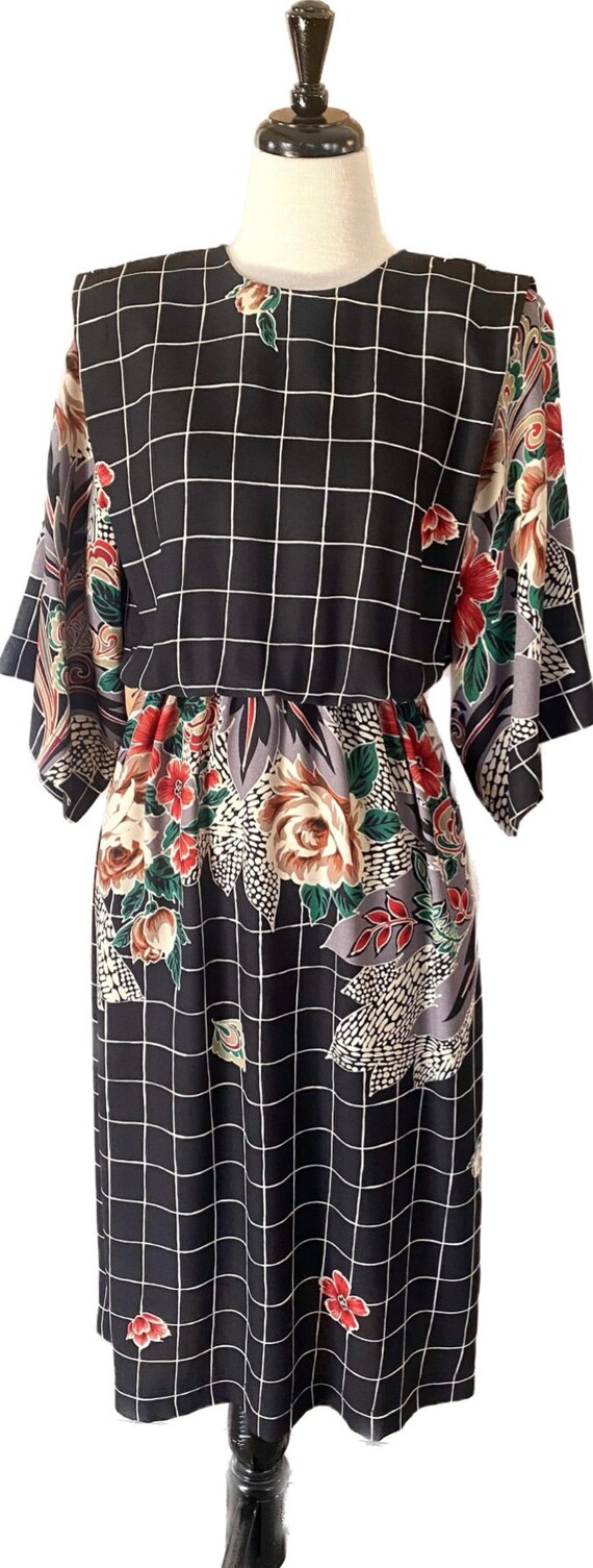 Vintage 70s/80s Boho Floral Dress - image 2