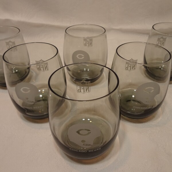 Nfl Highball Glasses Etsy