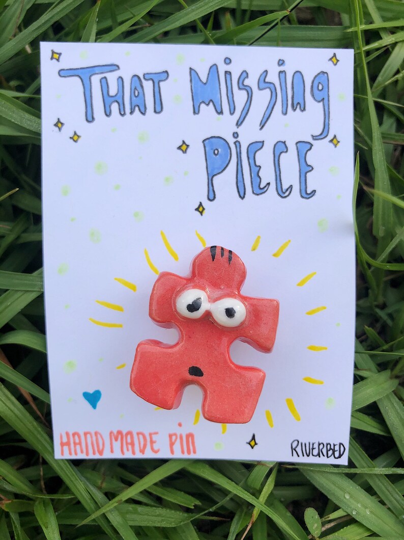 Missing Puzzle Piece Pin Pins Pinback Buttons Patches Pins Unit Ventures