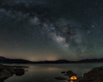 Photo Art - Milky Way Photography - Canvas Print- Astrophotography
