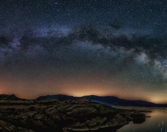 Photo Art - Milky Way Photography - Canvas Print- Astrophotography