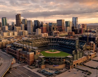 Photo Art - Sports Photography - Colorado Rockies - Coors Field - Downtown Denver