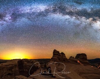 Photo Art - Milky Way Photography - Canvas Print- Astrophotography