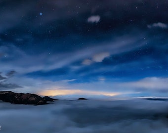Photo Art - Milky Way Photography - Canvas Print- Astrophotography