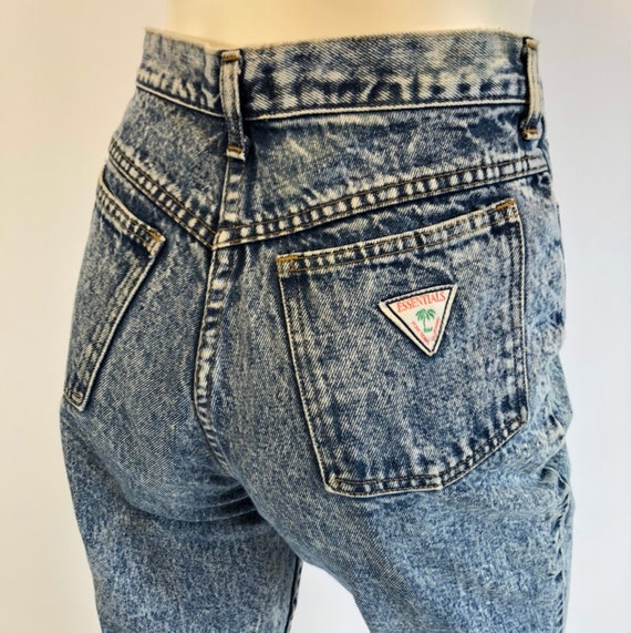 Vintage 80's Acid Wash Skinny Jeans