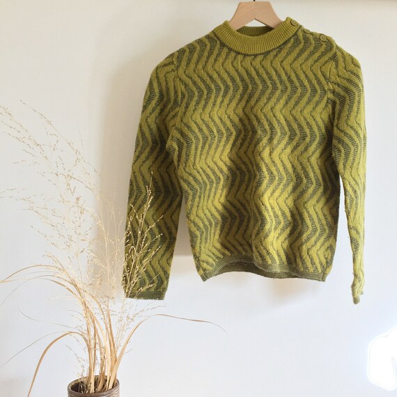 Vintage 70's Jantzen Geometric Sweater