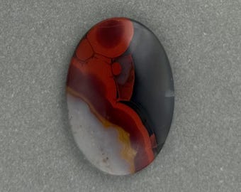 Kentucky Agate Cabochon 31 x 22 mm Oval Designer