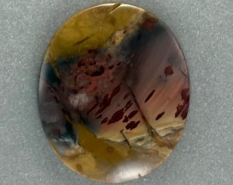 Morrisonite Jasper Cabochon  36 x 31 mm Oval Designer