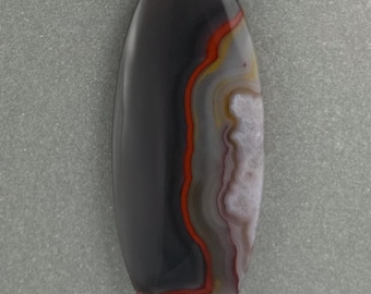 Kentucky Agate Cabochon  62 x 25 mm Long Oval Designer