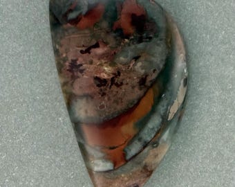 Morrisonite Jasper Cabochon  42 x 24 mm Leaf Shaped Designer