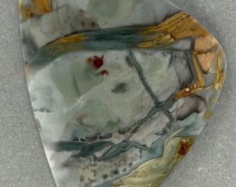 Morrisonite Jasper Cabochon  59 x 41 mm Large Triangular Triangle Designer