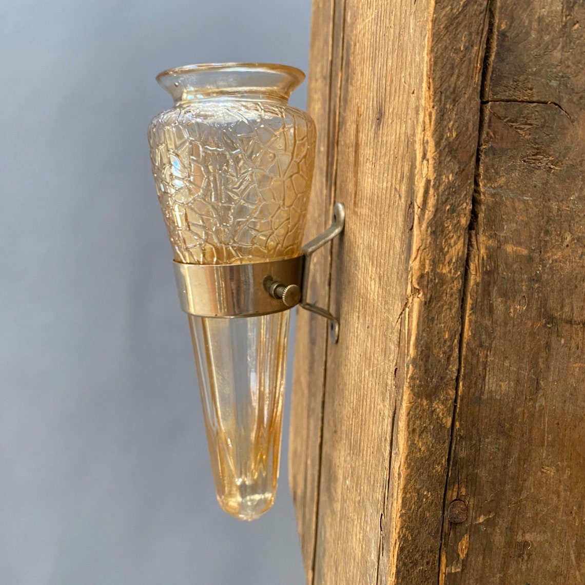 Antique Car Vase Bud Vase Wall Vase Auto Vase Yellow Etsy