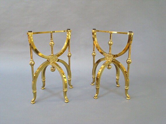 Vintage Casket Stand Brass Folding Stand Folding Table Etsy
