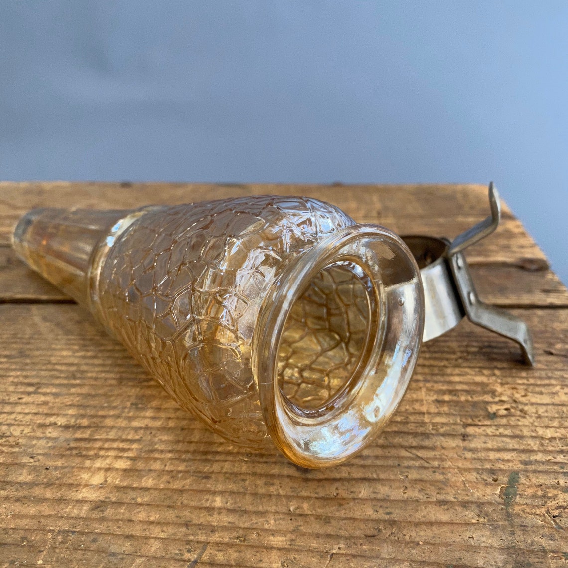 Antique Car Vase Bud Vase Wall Vase Auto Vase Yellow Etsy