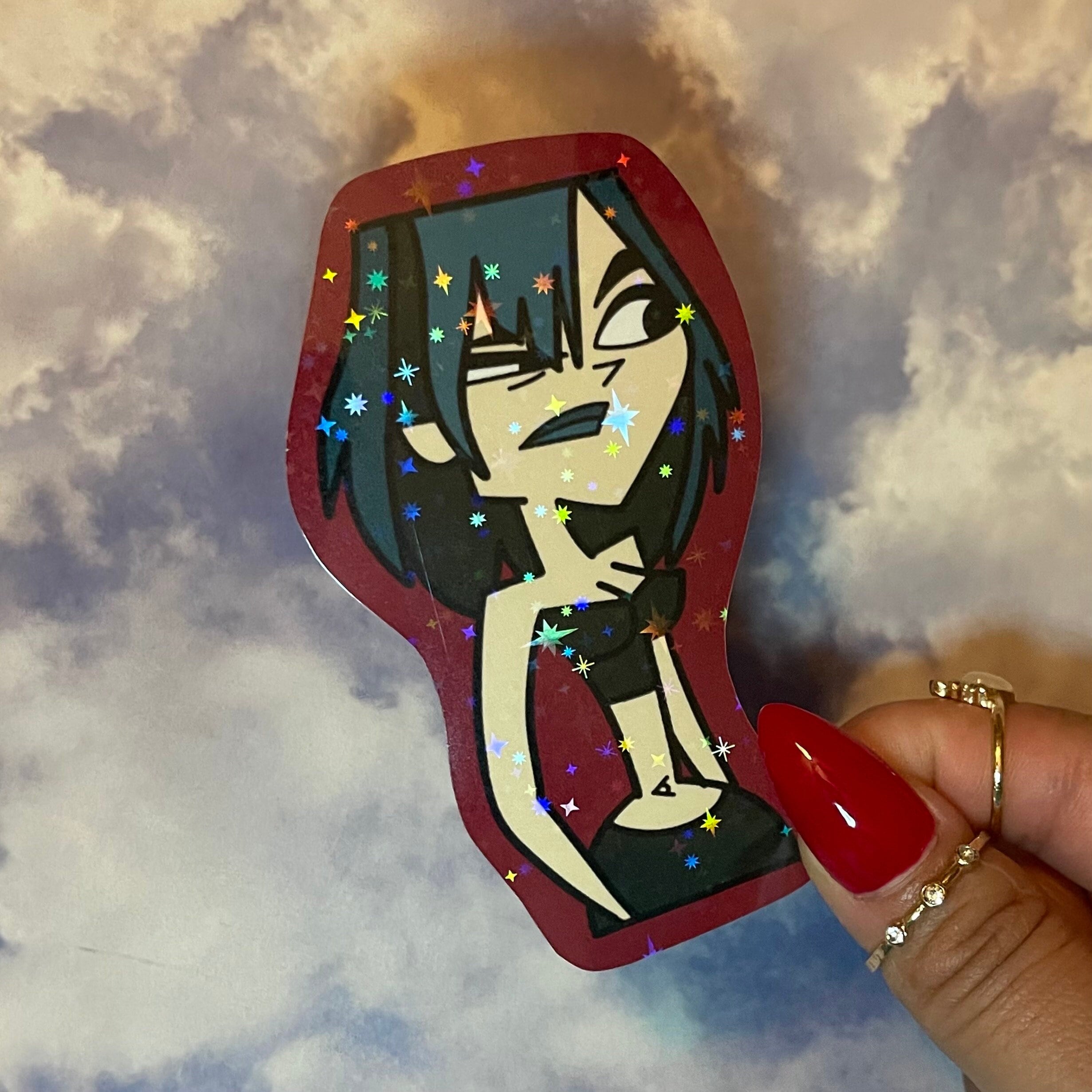 Gwen Total Drama Island Vinyl Stickers Goth Girl Icon 