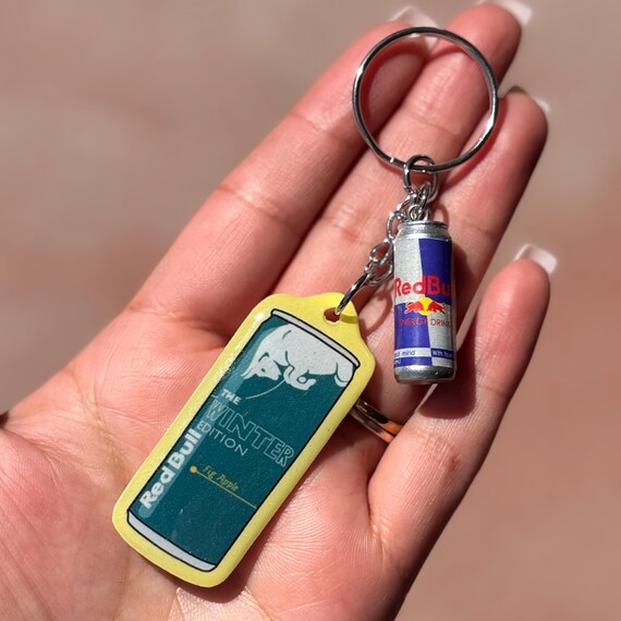 Flavored energy drink keychain | lightweight keychain | handmade keychains
