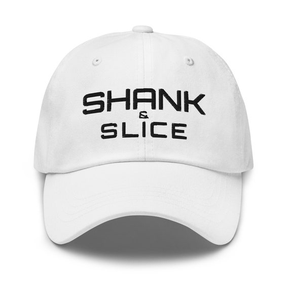 Shank and Slice Funny Golf Baseball Hat for Men Women Embroidered Golfer Dad Cap Father's Day Gift for Him