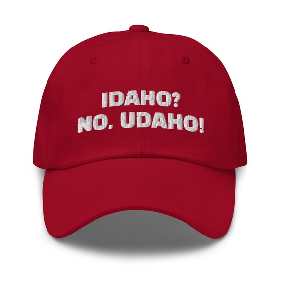 Idaho State Funny Baseball Hat for Women Aesthetic Y2K Humor Dad