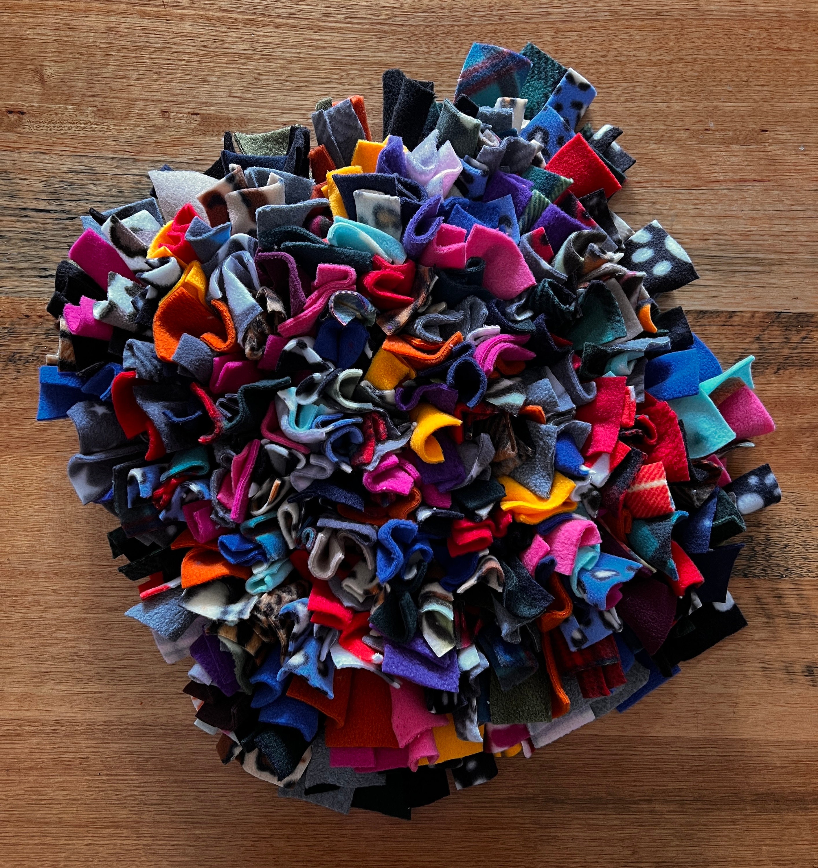 Fleece Snuffle Mat Dark Hues' Snuffle Mat Extra Large Raw Health