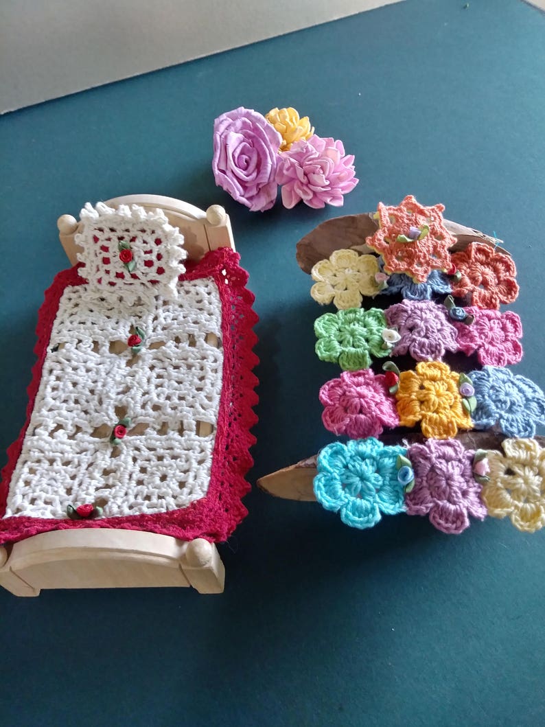 crochet dollhouse blanket