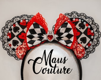 Queen of Hearts Minnie Ears